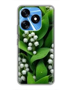 Чохол для TECNO Spark 10 з картинкою «Конвалії в зелені» Чохол для TECNO Spark 10 з картинкою «Конвалії в зелені»