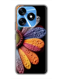 Чохол для TECNO Spark 10 з картинкою «Райдужна квітка» Чохол для TECNO Spark 10 з картинкою «Райдужна квітка»