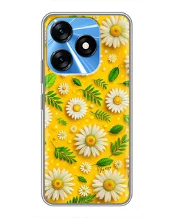 Чохол для TECNO Spark 10 з картинкою «Ромашкове сонце» Чохол для TECNO Spark 10 з картинкою «Ромашкове сонце»