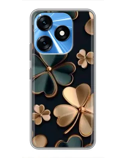 Чохол для TECNO Spark 10 з картинкою «Конюшина в золоті» Чохол для TECNO Spark 10 з картинкою «Конюшина в золоті»
