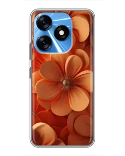 Чохол для TECNO Spark 10 з картинкою «Помаранчева макро квітка» Чохол для TECNO Spark 10 з картинкою «Помаранчева макро квітка»
