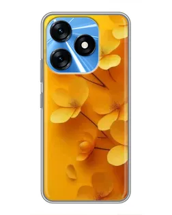 Чохол для TECNO Spark 10 з картинкою «Золоті пелюстки» Чохол для TECNO Spark 10 з картинкою «Золоті пелюстки»