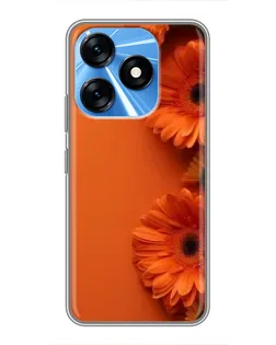 Чохол для TECNO Spark 10 з картинкою «Помаранчеві гербери» Чохол для TECNO Spark 10 з картинкою «Помаранчеві гербери»