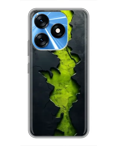 Чохол для TECNO Spark 10 з картинкою «Салатовий розлом скелі» Чохол для TECNO Spark 10 з картинкою «Салатовий розлом скелі»