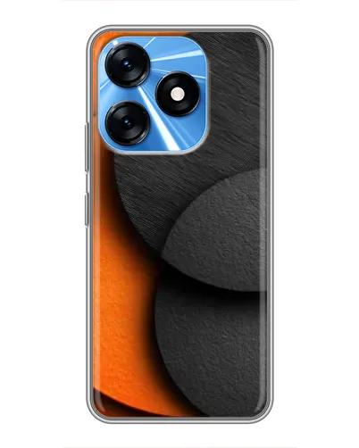 Чохол для TECNO Spark 10 з картинкою «Геометрія помаранчевих кіл» Чохол для TECNO Spark 10 з картинкою «Геометрія помаранчевих кіл»