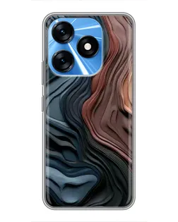 Чехол для TECNO Spark 10 с картинкой «Цветные волны каньона» Чехол для TECNO Spark 10 с картинкой «Цветные волны каньона»