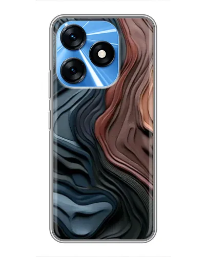 Чохол для TECNO Spark 10 з картинкою «Кольорові хвилі каньйону» Чохол для TECNO Spark 10 з картинкою «Кольорові хвилі каньйону»