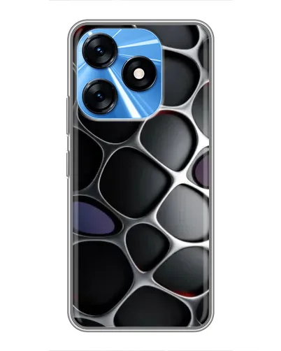 Чохол для TECNO Spark 10 з картинкою «Об'ємна темна решітка» Чохол для TECNO Spark 10 з картинкою «Об'ємна темна решітка»