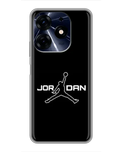 Чехол для TECNO Spark 10c с картинкой «Nike Pink Swirl»