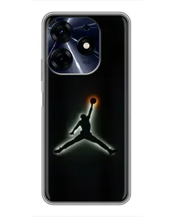 Чехол для TECNO Spark 10c с картинкой «Jordan Gradient Logo» Чехол для TECNO Spark 10c с картинкой «Jordan Gradient Logo»