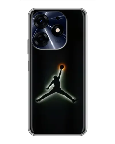 Чехол для TECNO Spark 10c с картинкой «Jordan Gradient Logo»