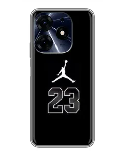 Чехол для TECNO Spark 10c с картинкой «Jordan Flight 23»