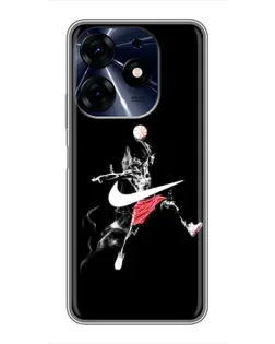 Чехол для TECNO Spark 10c с картинкой «Jordan Jumpman»