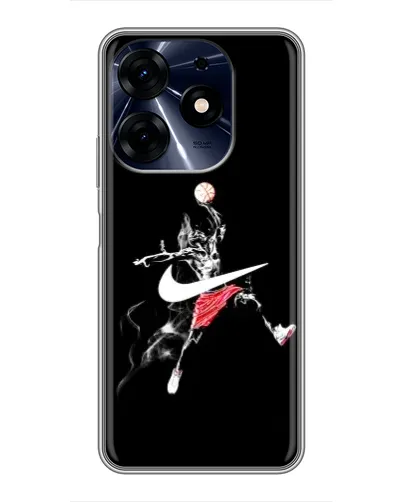 Чехол для TECNO Spark 10c с картинкой «Jordan Jumpman»