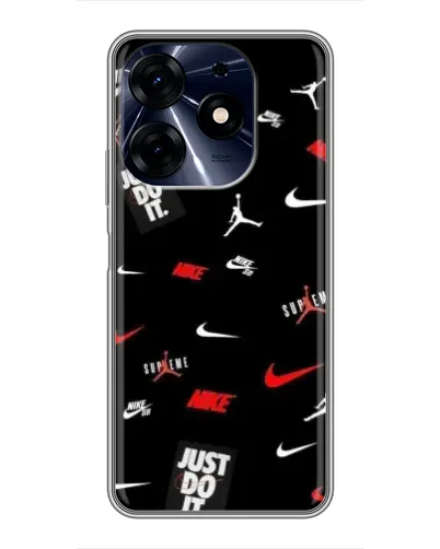 Чехол для TECNO Spark 10c с картинкой «Nike Mix Pattern»