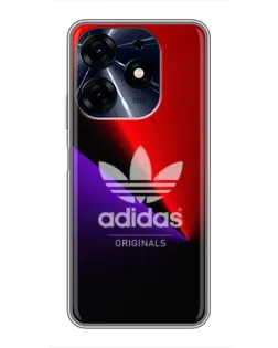 Чехол для TECNO Spark 10c с картинкой «Adidas Red Neon» Чехол для TECNO Spark 10c с картинкой «Adidas Red Neon»