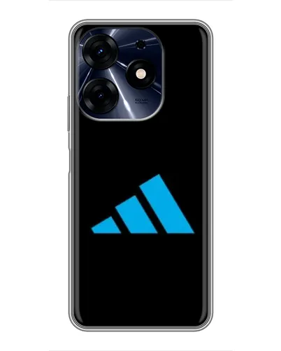 Чехол для TECNO Spark 10c с картинкой «Adidas Cyan Logo»