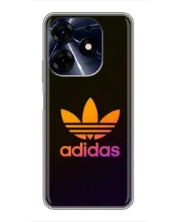 Чехол для TECNO Spark 10c с картинкой «Градиент Adidas»