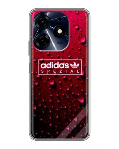 Чехол для TECNO Spark 10c с картинкой «Adidas Gold Marble»