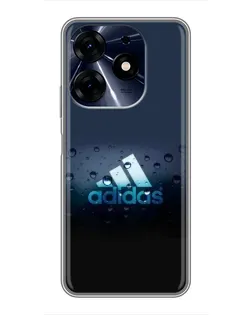 Чехол для TECNO Spark 10c с картинкой «Adidas Water Drops»