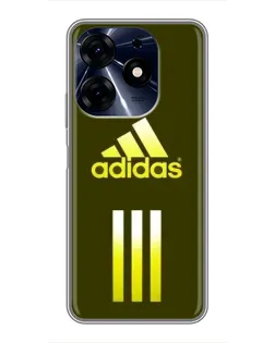 Чехол для TECNO Spark 10c с картинкой «Оливковый градиент Adidas»