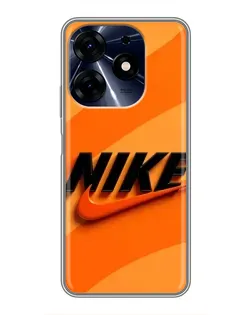Чехол для TECNO Spark 10c с картинкой «Оранжевый драйв Nike» Чехол для TECNO Spark 10c с картинкой «Оранжевый драйв Nike»