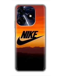 Чехол для TECNO Spark 10c с картинкой «Nike — вечерний горизонт»