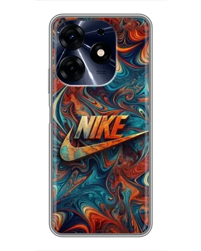 Чехол для TECNO Spark 10c с картинкой «Nike в абстракции»