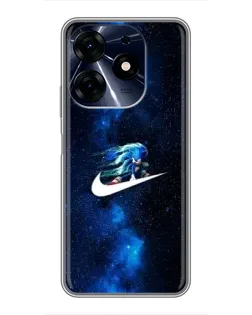 Чехол для TECNO Spark 10c с картинкой «Звездный путь Nike»