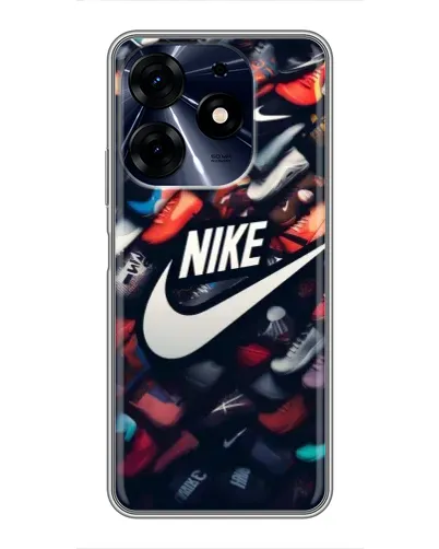 Чехол для TECNO Spark 10c с картинкой «Коллекция кроссовок Nike»