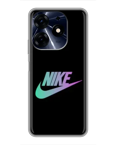 Чехол для TECNO Spark 10c с картинкой «Nike — городская ночь»