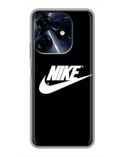 Чехол для TECNO Spark 10c с картинкой «Мазки краски Nike»