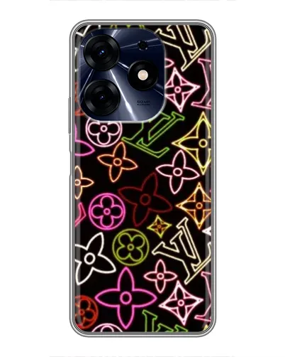 Чехол для TECNO Spark 10c с картинкой «Неоновый микс Nike» Чехол для TECNO Spark 10c с картинкой «Неоновый микс Nike»