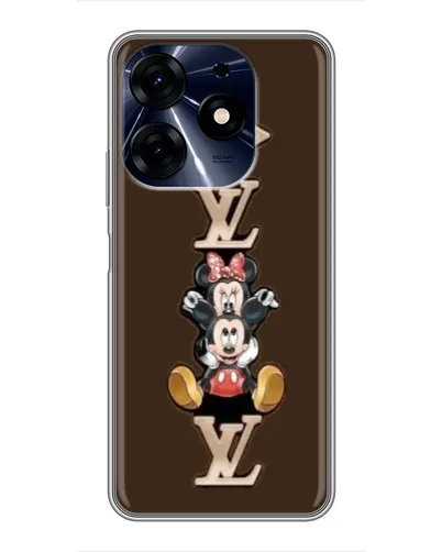 Чехол для TECNO Spark 10c с картинкой «LV и Микки Маус» Чехол для TECNO Spark 10c с картинкой «LV и Микки Маус»
