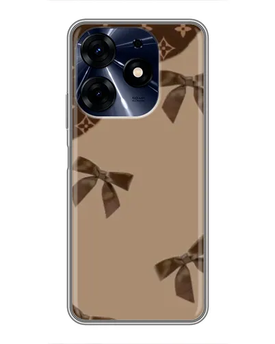 Чехол для TECNO Spark 10c с картинкой «LV — кофейный атлас» Чехол для TECNO Spark 10c с картинкой «LV — кофейный атлас»