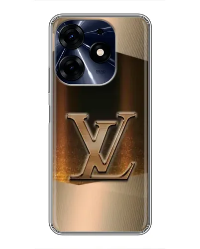 Чехол для TECNO Spark 10c с картинкой «LV — золотое сияние» Чехол для TECNO Spark 10c с картинкой «LV — золотое сияние»