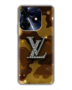 Чехол для TECNO Spark 10c с картинкой «Камуфляжный Louis Vuitton» Чехол для TECNO Spark 10c с картинкой «Камуфляжный Louis Vuitton»