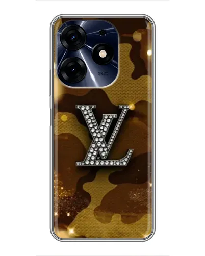 Чехол для TECNO Spark 10c с картинкой «Камуфляжный Louis Vuitton» Чехол для TECNO Spark 10c с картинкой «Камуфляжный Louis Vuitton»