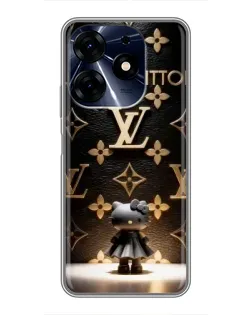 Чехол для TECNO Spark 10c с картинкой «Монограмма с фигурой»