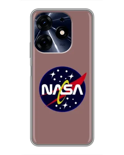 Чехол для TECNO Spark 10c с картинкой «NASA — ретро космос» Чехол для TECNO Spark 10c с картинкой «NASA — ретро космос»