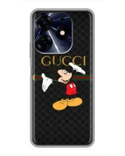 Чехол для TECNO Spark 10c с картинкой «Микки Маус Gucci»