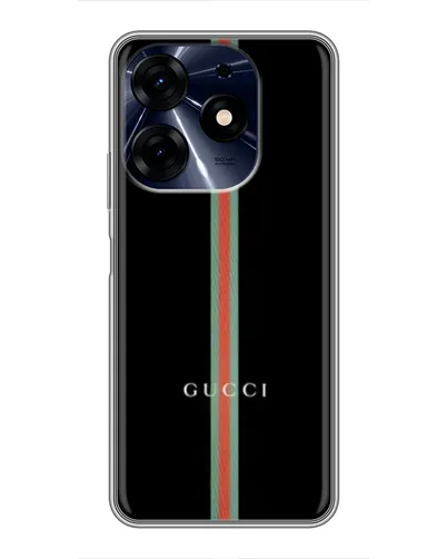 Чехол для TECNO Spark 10c с картинкой «Gucci — строгая линия» Чехол для TECNO Spark 10c с картинкой «Gucci — строгая линия»
