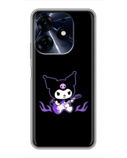Чехол для TECNO Spark 10c с картинкой «Электрическая Kuromi»