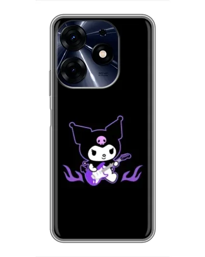 Чехол для TECNO Spark 10c с картинкой «Электрическая Kuromi»