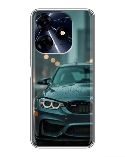 Чехол для TECNO Spark 10c с картинкой «BMW в огнях города» Чехол для TECNO Spark 10c с картинкой «BMW в огнях города»