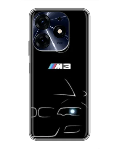 Чехол для TECNO Spark 10c с картинкой «Минималистичный принт BMW M3» Чехол для TECNO Spark 10c с картинкой «Минималистичный принт BMW M3»