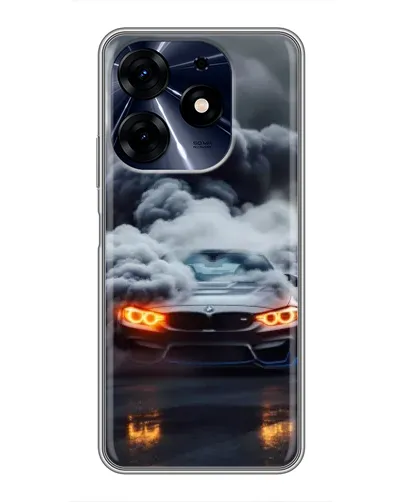 Чехол для TECNO Spark 10c с картинкой «BMW в дыму» Чехол для TECNO Spark 10c с картинкой «BMW в дыму»