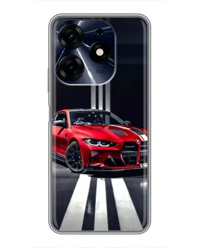 Чехол для TECNO Spark 10c с картинкой «Красная BMW на дороге» Чехол для TECNO Spark 10c с картинкой «Красная BMW на дороге»