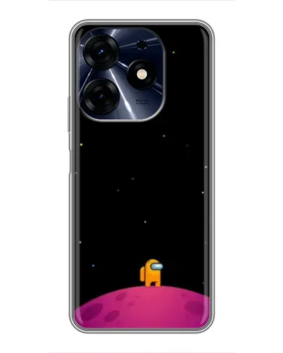 Чехол для TECNO Spark 10c с картинкой «Одинокий герой на планете» Чехол для TECNO Spark 10c с картинкой «Одинокий герой на планете»