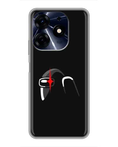 Чехол для TECNO Spark 10c с картинкой «Among Us шлем» Чехол для TECNO Spark 10c с картинкой «Among Us шлем»